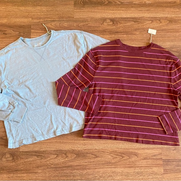 Universal Thread & a new day bubble long Sleeve Tees size medium NWT - Picture 1 of 3
